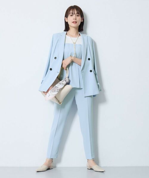 INDIVI / インディヴィ カットソー | 【着る日傘／SETUP可能】ビスチェレイヤード風トップス | 詳細11