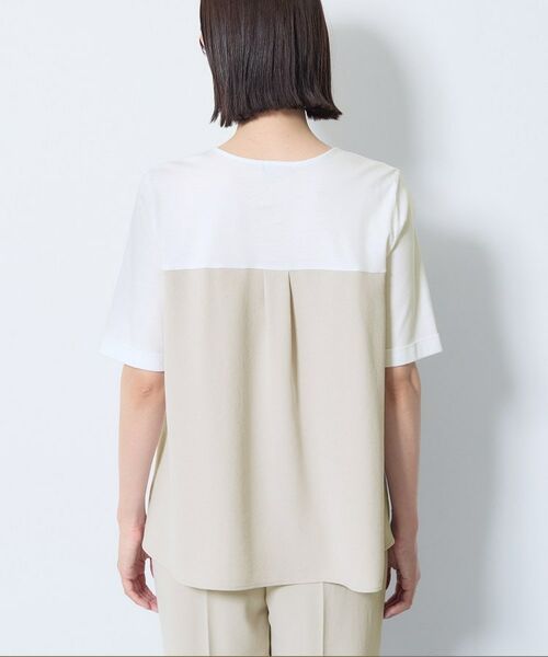 INDIVI / インディヴィ カットソー | 【着る日傘／SETUP可能】ビスチェレイヤード風トップス | 詳細23