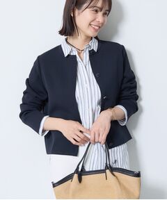 INDIVI / インディヴィ カーディガン・ボレロ | 【洗える／SETUP可能】メタルボタンニットジャケット風カーディガン