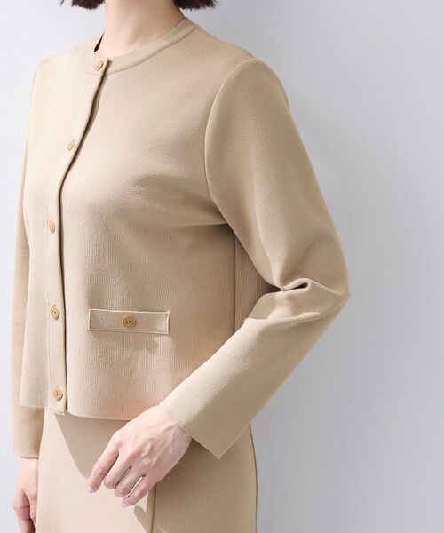 INDIVI / インディヴィ カーディガン・ボレロ | 【洗える／SETUP可能】メタルボタンニットジャケット風カーディガン | 詳細14