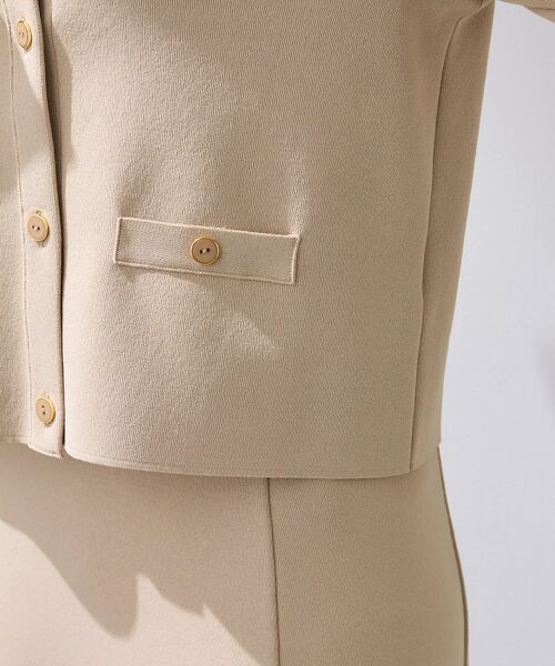 INDIVI / インディヴィ カーディガン・ボレロ | 【洗える／SETUP可能】メタルボタンニットジャケット風カーディガン | 詳細15