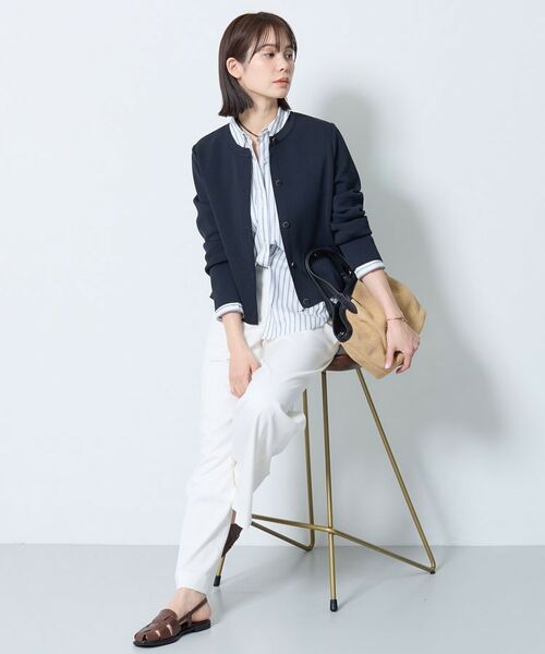 INDIVI / インディヴィ カーディガン・ボレロ | 【洗える／SETUP可能】メタルボタンニットジャケット風カーディガン | 詳細3