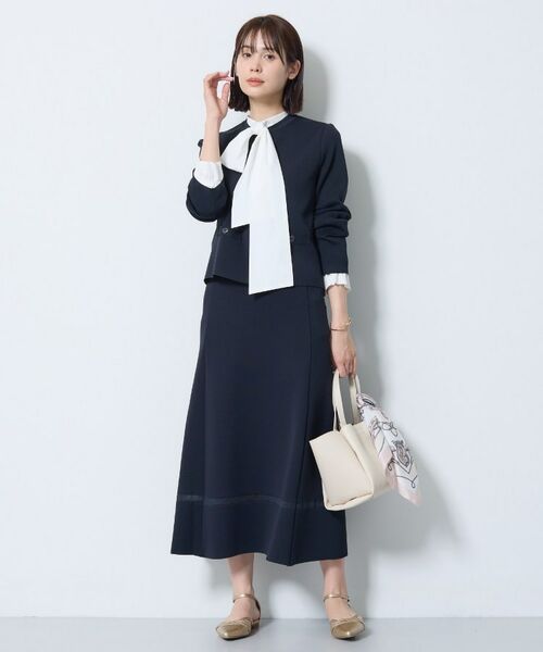 INDIVI / インディヴィ カーディガン・ボレロ | 【洗える／SETUP可能】メタルボタンニットジャケット風カーディガン | 詳細4