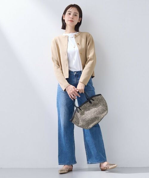 INDIVI / インディヴィ カーディガン・ボレロ | 【洗える／SETUP可能】メタルボタンニットジャケット風カーディガン | 詳細7