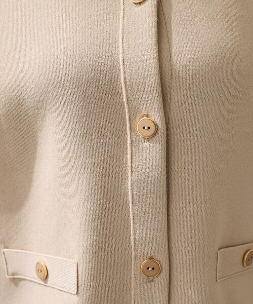INDIVI / インディヴィ カーディガン・ボレロ | 【洗える／SETUP可能】メタルボタンニットジャケット風カーディガン | 詳細9