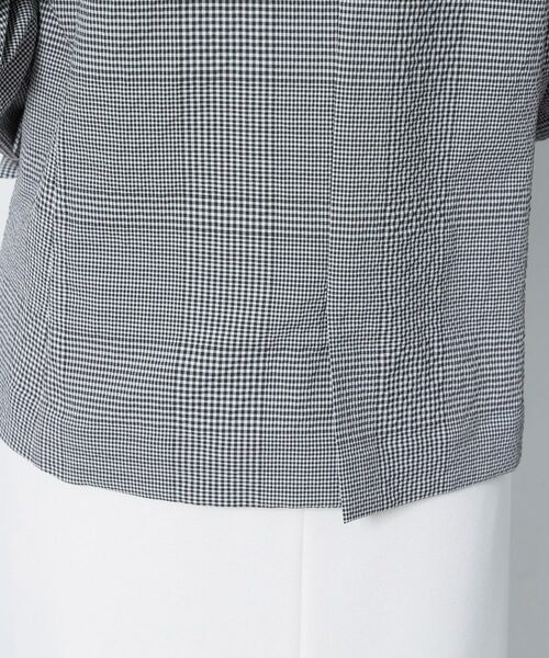 INDIVI / インディヴィ テーラードジャケット | 【洗える／UVケア／SETUP可能】サッカー素材テーラードジャケット | 詳細18