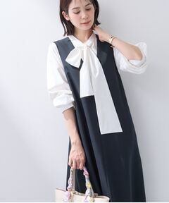 INDIVI / インディヴィ ロング・マキシ丈ワンピース | 【洗える／SETUP可能／UVケア】ウール調ジャンパードレス