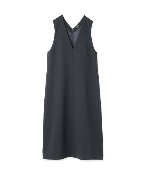 INDIVI / インディヴィ ロング・マキシ丈ワンピース | 【洗える／SETUP可能／UVケア】ウール調ジャンパードレス | 詳細1