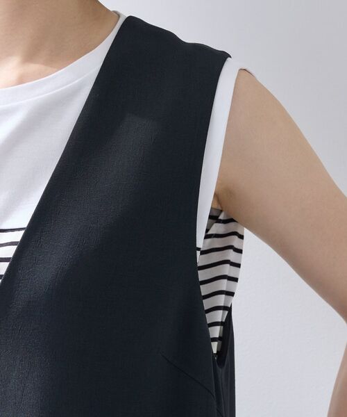 INDIVI / インディヴィ ロング・マキシ丈ワンピース | 【洗える／SETUP可能／UVケア】ウール調ジャンパードレス | 詳細14