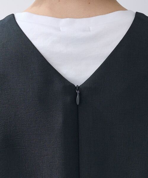 INDIVI / インディヴィ ロング・マキシ丈ワンピース | 【洗える／SETUP可能／UVケア】ウール調ジャンパードレス | 詳細15