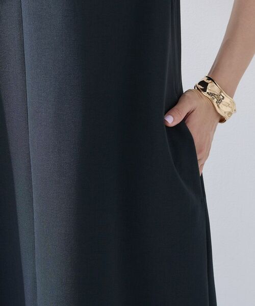 INDIVI / インディヴィ ロング・マキシ丈ワンピース | 【洗える／SETUP可能／UVケア】ウール調ジャンパードレス | 詳細16