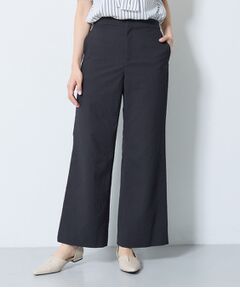 INDIVI / インディヴィ パンツ | 【洗える／UVケア／SETUP可能】サッカー素材ストレートパンツ