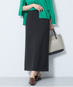 INDIVI / インディヴィ ロング・マキシ丈スカート | 【洗える／Iライン】ジャージスカート