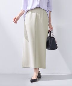 INDIVI / インディヴィ ロング・マキシ丈スカート | 【洗える／Iライン】ジャージスカート