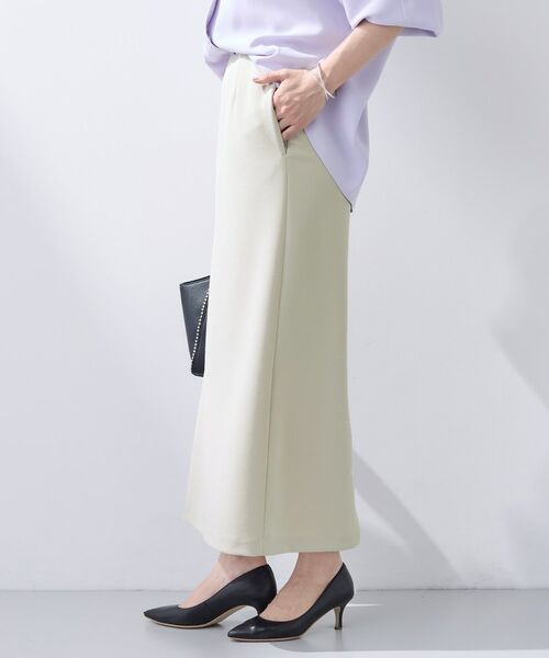 INDIVI / インディヴィ ロング・マキシ丈スカート | 【洗える／Iライン】ジャージスカート | 詳細10