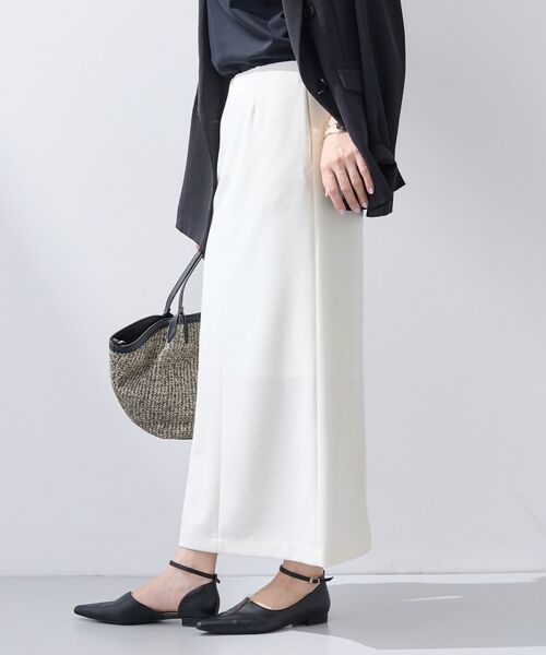 INDIVI / インディヴィ ロング・マキシ丈スカート | 【洗える／Iライン】ジャージスカート | 詳細2