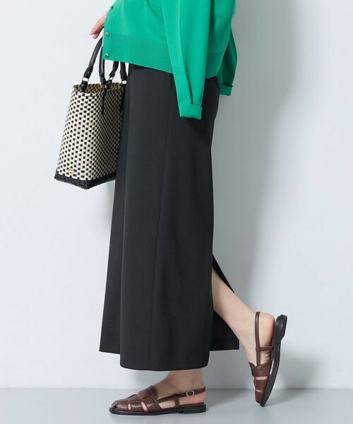 INDIVI / インディヴィ ロング・マキシ丈スカート | 【洗える／Iライン】ジャージスカート | 詳細6