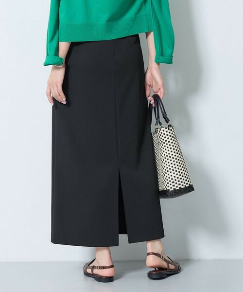 INDIVI / インディヴィ ロング・マキシ丈スカート | 【洗える／Iライン】ジャージスカート | 詳細7