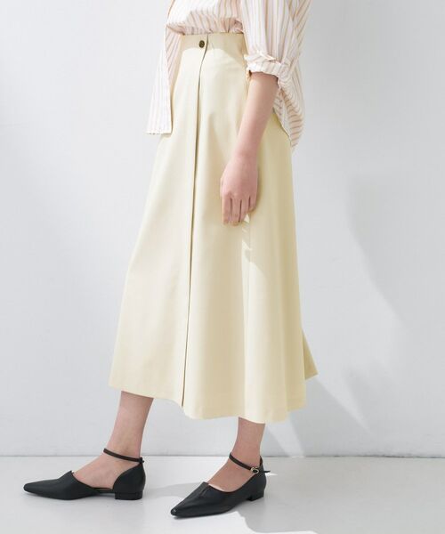 INDIVI / インディヴィ スカート | 【洗える／UVケア】巻き風フレアスカート | 詳細10