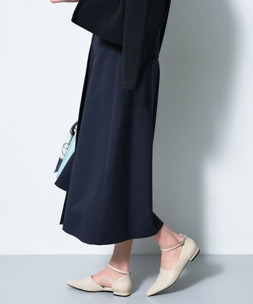 INDIVI / インディヴィ スカート | 【洗える／UVケア】巻き風フレアスカート | 詳細14