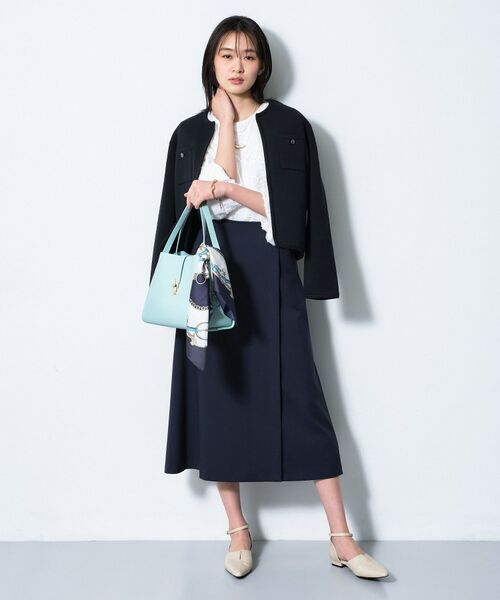 INDIVI / インディヴィ スカート | 【洗える／UVケア】巻き風フレアスカート | 詳細16