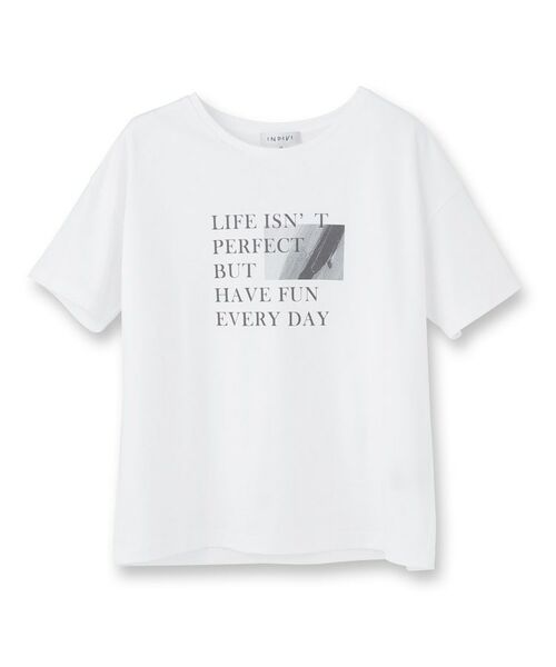 INDIVI / インディヴィ Tシャツ | 【選べるバリエーション】プリントTシャツ | 詳細1
