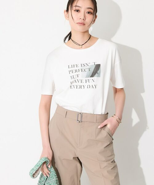 INDIVI / インディヴィ Tシャツ | 【選べるバリエーション】プリントTシャツ | 詳細2