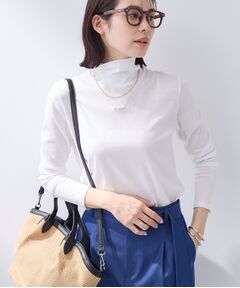 INDIVI / インディヴィ カットソー | 【インナーとして使える／通気性◎】テレコジャージトップス