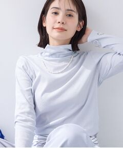 INDIVI / インディヴィ カットソー | 【インナーとして使える／通気性◎】テレコジャージトップス