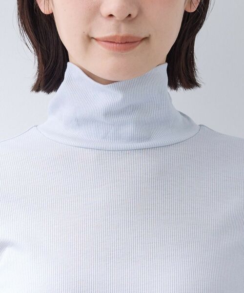 INDIVI / インディヴィ カットソー | 【インナーとして使える／通気性◎】テレコジャージトップス | 詳細17