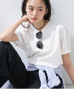 【汗ジミ防止／褒められTシャツ】上品カジュアル！ドルマンTシャツ