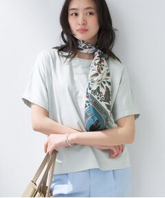 INDIVI / インディヴィ Tシャツ | 【汗ジミ防止／褒められTシャツ】上品カジュアル！ドルマンTシャツ