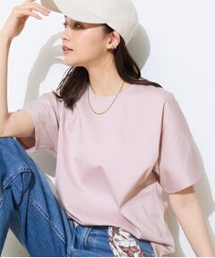 INDIVI / インディヴィ Tシャツ | 【汗ジミ防止／褒められTシャツ】上品カジュアル！ドルマンTシャツ