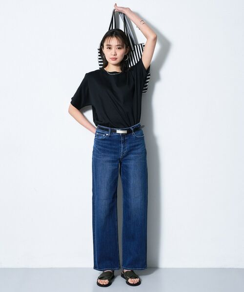 INDIVI / インディヴィ Tシャツ | 【汗ジミ防止/褒められTシャツ】上品カジュアル!ドルマンTシャツ | 詳細12