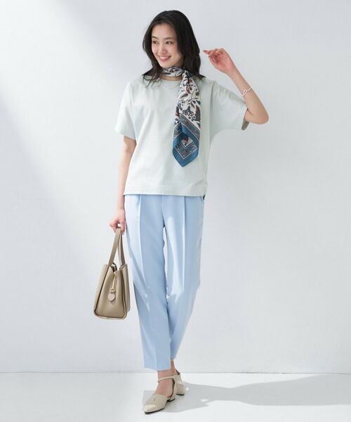 INDIVI / インディヴィ Tシャツ | 【汗ジミ防止/褒められTシャツ】上品カジュアル!ドルマンTシャツ | 詳細15