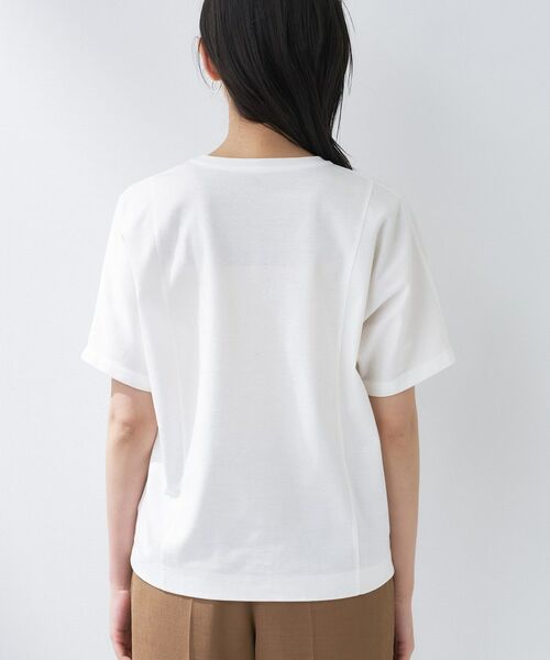 INDIVI / インディヴィ Tシャツ | 【汗ジミ防止/褒められTシャツ】上品カジュアル!ドルマンTシャツ | 詳細20