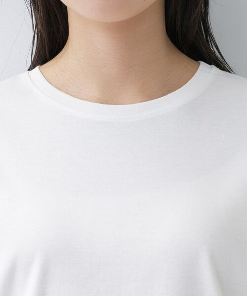 INDIVI / インディヴィ Tシャツ | 【汗ジミ防止/褒められTシャツ】上品カジュアル!ドルマンTシャツ | 詳細21