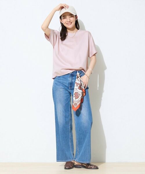 INDIVI / インディヴィ Tシャツ | 【汗ジミ防止／褒められTシャツ】上品カジュアル！ドルマンTシャツ | 詳細24