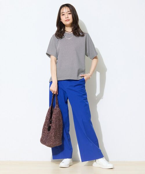 INDIVI / インディヴィ Tシャツ | 【汗ジミ防止／褒められTシャツ】上品カジュアル！ドルマンTシャツ | 詳細28