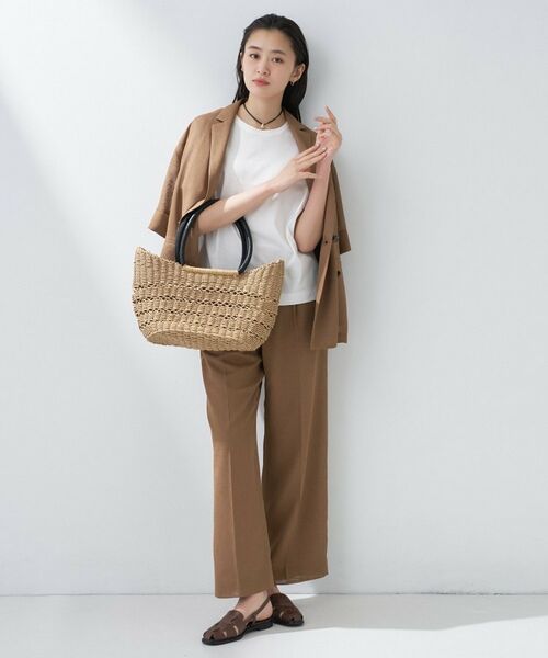 INDIVI / インディヴィ Tシャツ | 【汗ジミ防止/褒められTシャツ】上品カジュアル!ドルマンTシャツ | 詳細4