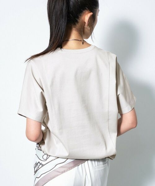 INDIVI / インディヴィ Tシャツ | 【汗ジミ防止/褒められTシャツ】上品カジュアル!ドルマンTシャツ | 詳細6