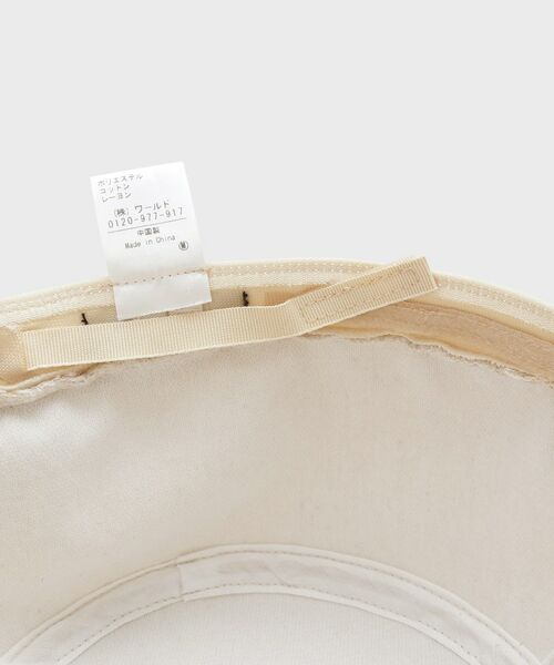 INDIVI / インディヴィ ハット | 【大人カジュアル／リネン混】バケットハット | 詳細5