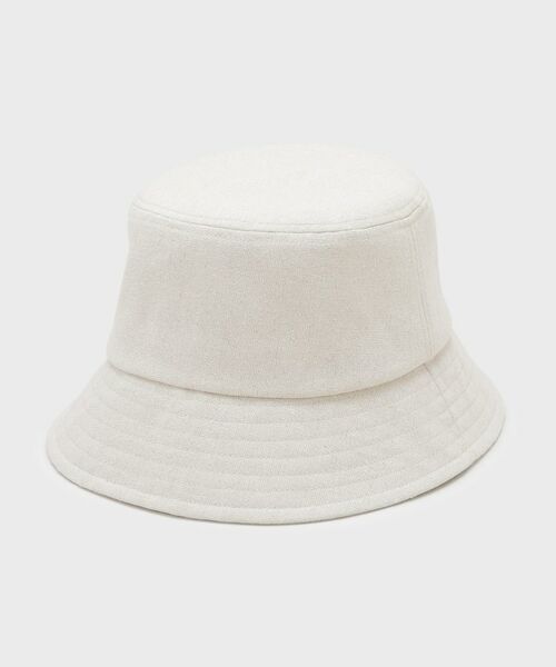 INDIVI / インディヴィ ハット | 【大人カジュアル／リネン混】バケットハット（グレージュ(450)）