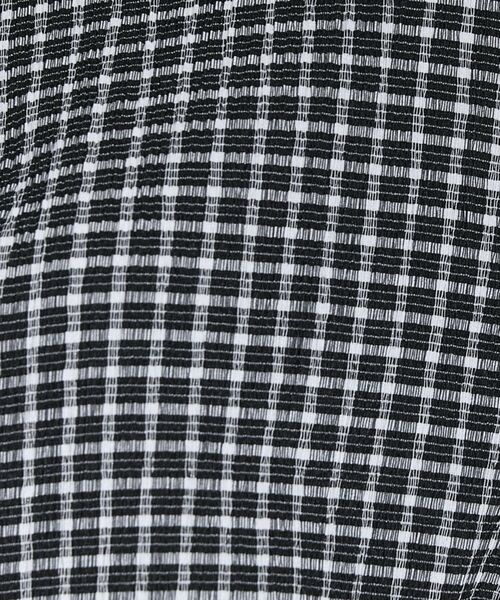 INDIVI / インディヴィ カットソー | 【UVケア／吸汗速乾】チェック柄タックボリュームスリーブトップス | 詳細8