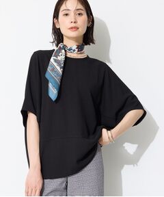 INDIVI / インディヴィ カットソー | 【洗える／2WAY／裾ドロスト付き】 ドルマンスリーブチュニックトップス