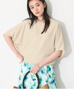 INDIVI / インディヴィ カットソー | 【洗える／2WAY／裾ドロスト付き】 ドルマンスリーブチュニックトップス