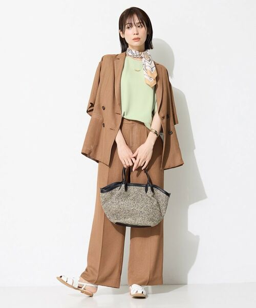 INDIVI / インディヴィ カットソー | 【洗える／2WAY／裾ドロスト付き】 ドルマンスリーブチュニックトップス | 詳細11