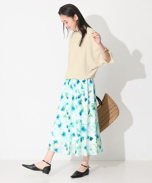 INDIVI / インディヴィ カットソー | 【洗える／2WAY／裾ドロスト付き】 ドルマンスリーブチュニックトップス | 詳細14