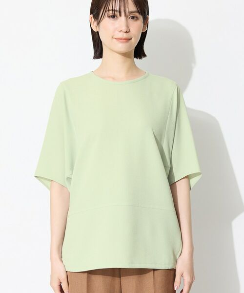INDIVI / インディヴィ カットソー | 【洗える／2WAY／裾ドロスト付き】 ドルマンスリーブチュニックトップス | 詳細17
