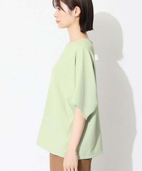 INDIVI / インディヴィ カットソー | 【洗える／2WAY／裾ドロスト付き】 ドルマンスリーブチュニックトップス | 詳細18